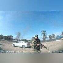 מחבל חמאס באיזור מסיבת הנובה ברעים, שמחת תורה תשפ"ד | AFP