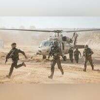 מסוק צה"לי סמוך לרצועת עזה. | דובר צה"ל