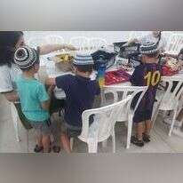 שיעור רובוטיקה לילדי העוטף וקריית־שמונה ב'משיב הרוח"