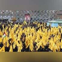 הלווייתו של רזי מוסאווי באיראן, בשבוע שעבר. | AFP