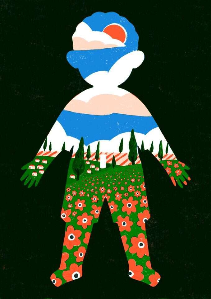 איור של אור יוגב מהתערוכה "עכשיו". | באדיבות אור יוגב איור של אור יוגב מהתערוכה "עכשיו". | באדיבות אור יוגב