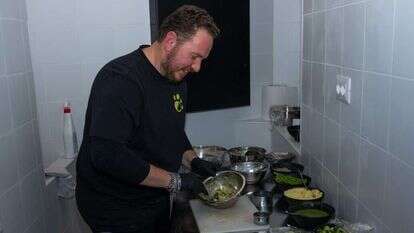 לוקה גרמטיקו במעדת "פיאוטו" האיטלקית. | Federica Valabrega for The Washington Post