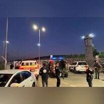 זירת פיגוע הדריסה במחסום בידו. | תיעוד מבצעי מד"א