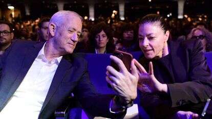 גנץ ומיכאלי. | תומר נאומברג, פלאש 90