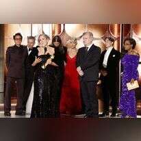 חברי הסרט "אופנהיימר" בטקס פרסי גלובוס הזהב 2024. | Sonja Flemming/CBS via AP