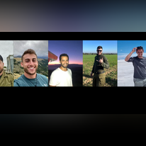 מימין לשמאל: רס"ר (מיל') עמית משה שחר, סרן (מיל') דניס קרוחמלוב, סרן (מיל') רון אפרימי, רס"ר (מיל') רועי אברהם מימון ורס"מ (מיל') עקיבא יסינסקי