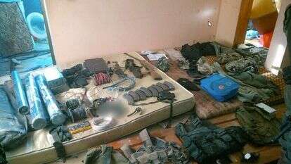 האמל"ח שנמצא בבתי המחבלים בחאן יונס. | דובר צה"ל האמל"ח שנמצא בבתי המחבלים בחאן יונס. | דובר צה"ל