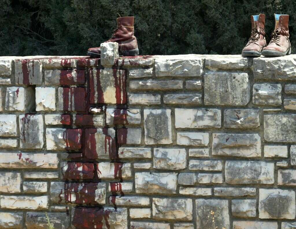 הגורם האנושי יישאר תמיד בלתי צפוי בשדה הקרב. זירת האסון בכפר גלעדי. | חיים אזולאי, פלאש 90