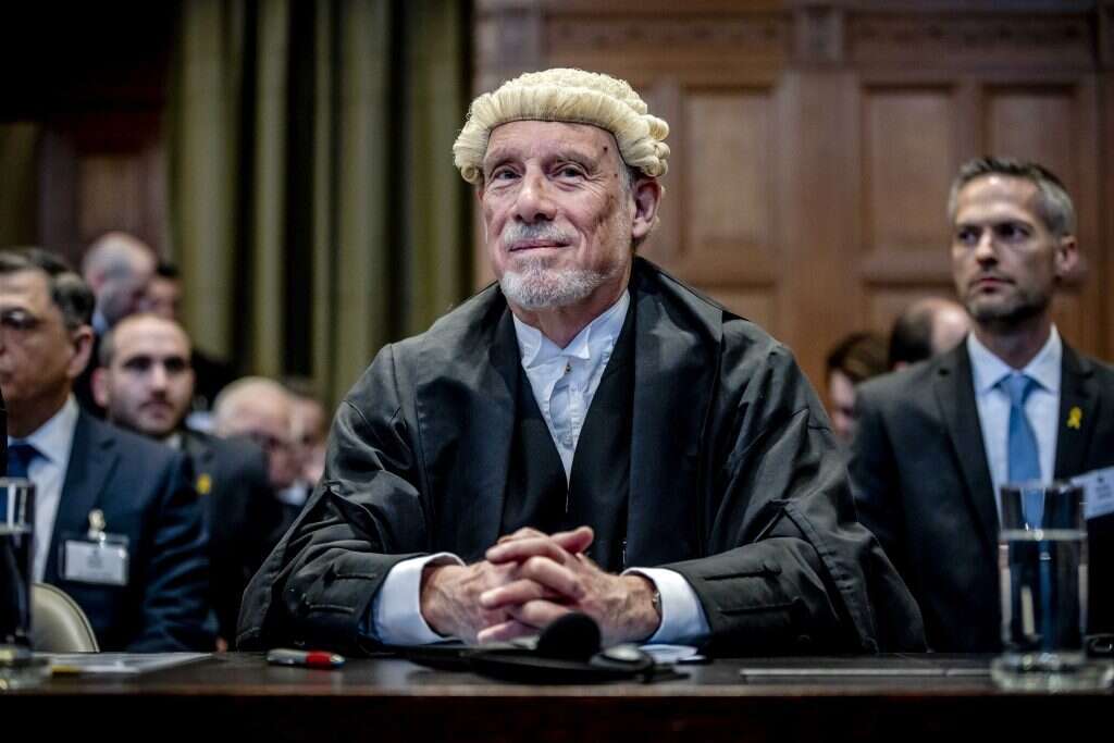 מלקולם שו היום, בבית הדין בהאג. | EPA מלקולם שו היום, בבית הדין בהאג. | EPA