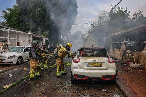 ירי רקטי בשבועות הראשונים למלחמה. | חיים גולדברג, פלאש 90