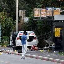 זירת הפיגוע ברעננה. | גילי יערי, פלאש 90