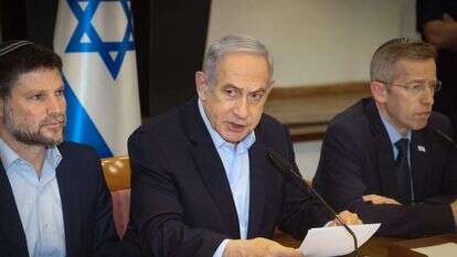 ראש הממשלה בנימין נתניהו ושר האוצר בצלאל סמוטריץ' בישיבת הממשלה. | יריב כץ, פלאש 90