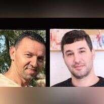 יוסי שרעבי ואיתי סבירסקי הי"ד, שנרצחו בשבי חמאס. צילומים: מטה משפחות החטופים