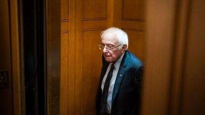 הסנאטור היהודי-אמריקני ברני סנדרס. | Jabin Botsford/The Washington Post