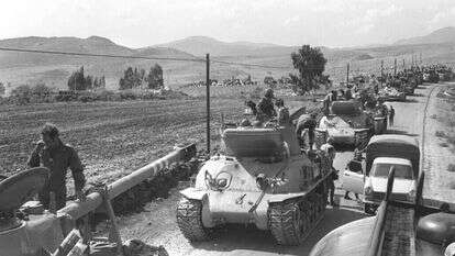 כוחות צה"ל ברמת הגולן במלחמת יום הכיפורים. | דוד רובינגר, לע"מ