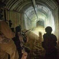 לוחמי צה"ל במנהרות חמאס. | גטי אימג'ס לוחמי צה"ל במנהרות חמאס. | גטי אימג'ס