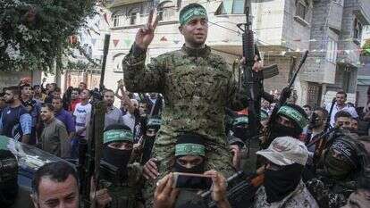 פעילי חמאס ברצועת עזה. | אעבד רחים חטיב, פלאש 90