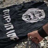 דגל דאעש. | Hussein Malla, AP