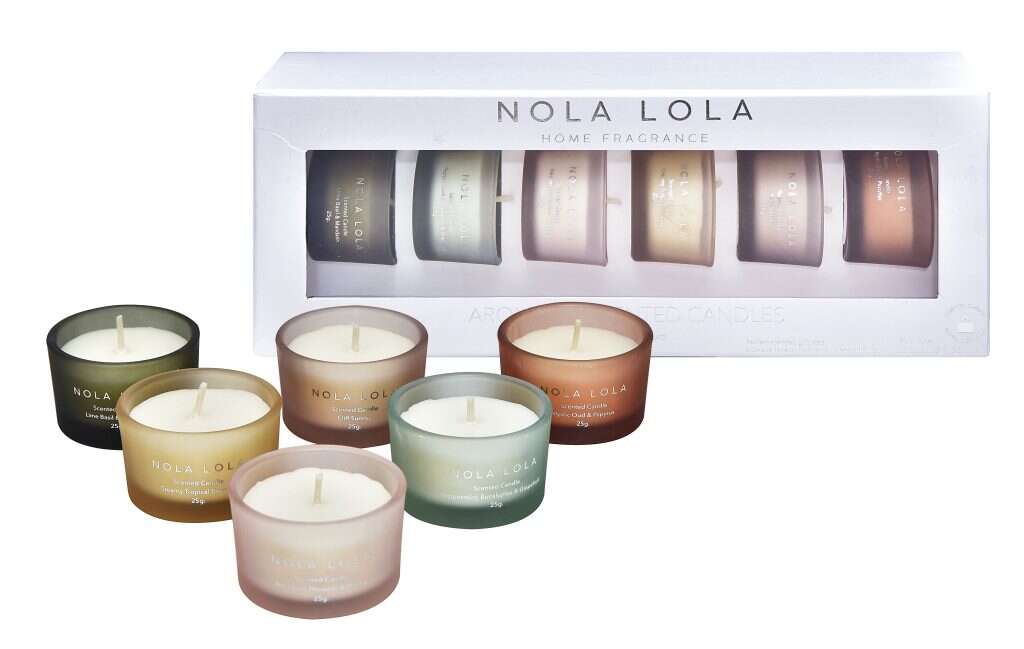 NOLA LOLA מארז נרות במגוון ריחות. | יח"צ