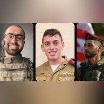 מימין לשמאל: סרן אייל מבורך טויטו ז"ל, רס"ן איליי לוי ז"ל ורס"ן דוד נתי אלפסי ז"ל, שנפלו בקרב בדרום רצועת עזה. | באדיבות אתר צה"ל