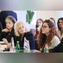 היועצת המשפטית לממשלה גלי בהרב מיארה במהלך ביקור משלחת התובעים הכלליים מחו"ל בישראל. | דוברות משרד המשפטים