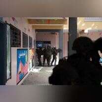 לוחמי צה"ל בבית ספר בחאן יונס. | דובר צה"ל