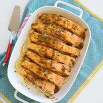 סלמון ברוטב חרדל ודבש. | אפרת לכטנשטט