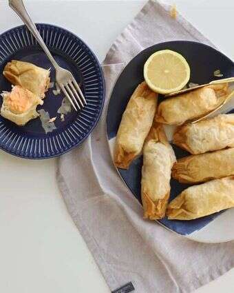 סלמון במעטפת פילו. | אפרת לכטנשטט