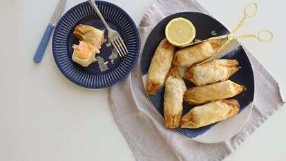 סלמון במעטפת פילו. | אפרת לכטנשטט