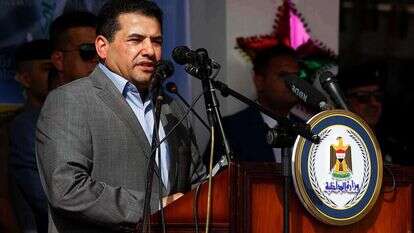 היועץ העיראקי לביטחון לאומי, קאסם אל-עראג'י. | Karim Kadim, AP היועץ העיראקי לביטחון לאומי, קאסם אל-עראג'י. | Karim Kadim, AP