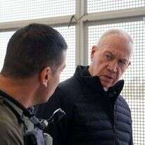 שר הביטחון יואב גלנט בביקור ביחידת יהל"ם. | אריאל חרמוני, משרד הביטחון