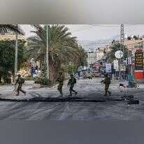 חיילי צה"ל במחנה נור א־שמס בטול־כרם, החודש. | איי.אף.פי