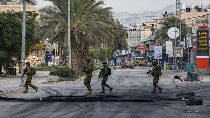 חיילי צה"ל במחנה נור א־שמס בטול־כרם, החודש. | איי.אף.פי