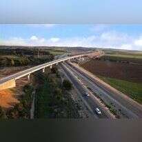 הקטע המאוים במסילת הרכבת מנתיבות לאשקלון. | אלברטוס