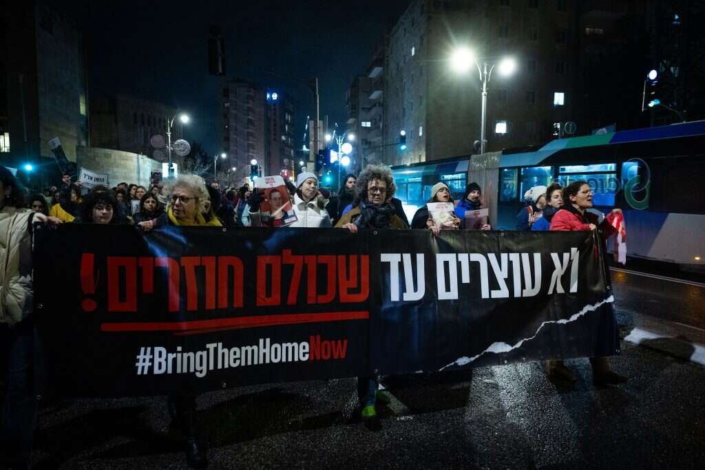 הפגנה לשחרור החטופים, ארכיון. | יונתן זינדל, פלאש 90