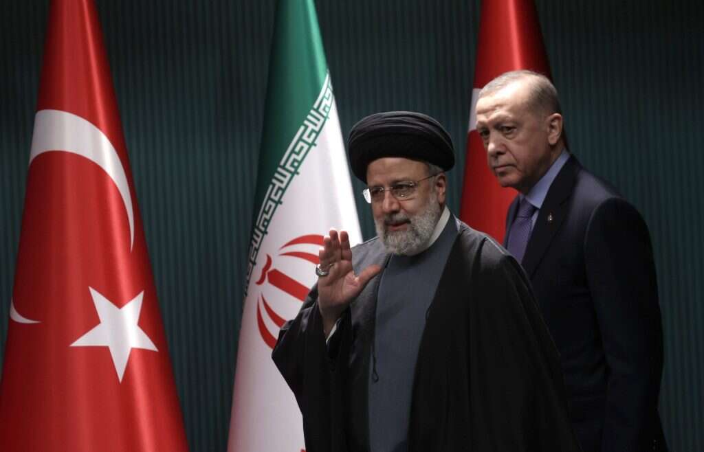 נשיא טורקיה רג'פ טאיפ ארדואן נפגש עם נשיא איראן איברהים ראיסי | EPA