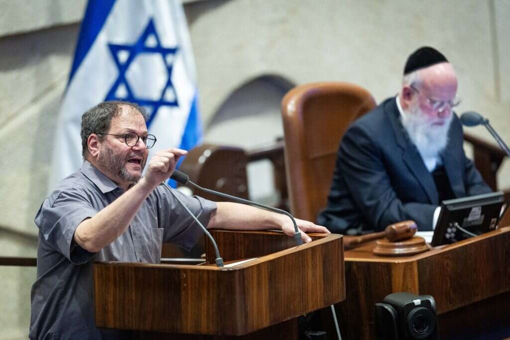 ח"כ עופר כסיף במליאת הכנסת. | יונתן זינדל, פלאש 90