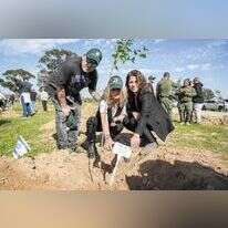 יו"ר קקל עובדיה־לוסקי ונורית שלום. | יוסי איפרגן, מערך ההסברה קק"ל