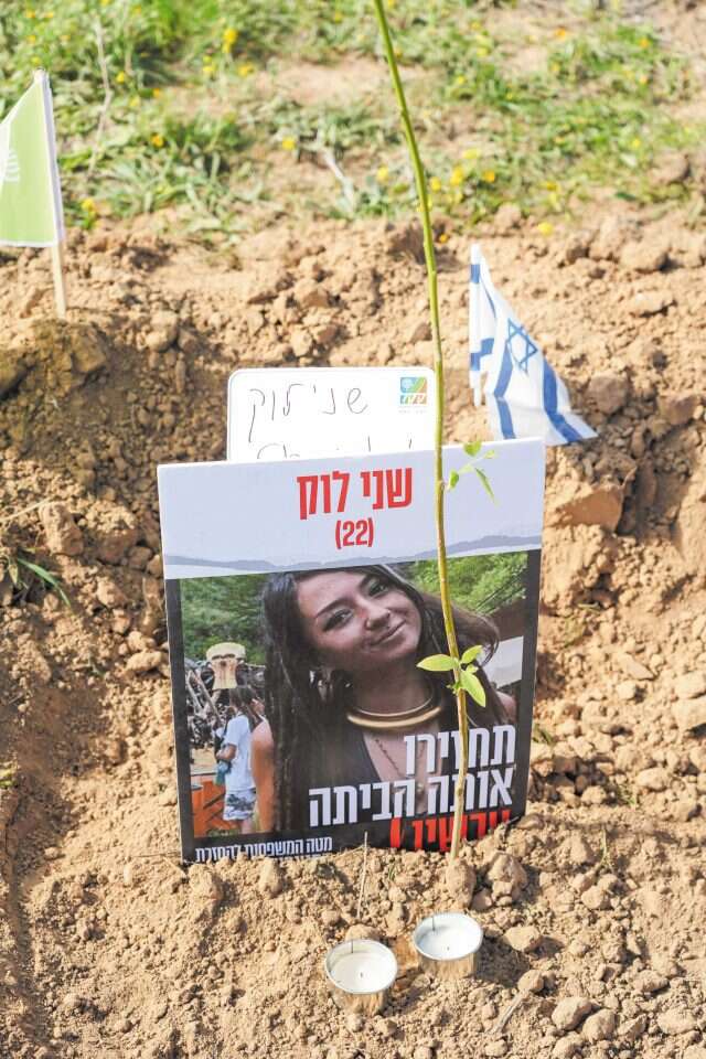 שתיל לזכרה של שני לוק ז״ל. | יוסי איפרגן, מערך ההסברה קק"ל שתיל לזכרה של שני לוק ז״ל. | יוסי איפרגן, מערך ההסברה קק"ל