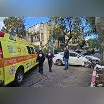 זירת הפיגוע בחיפה. | מד"א