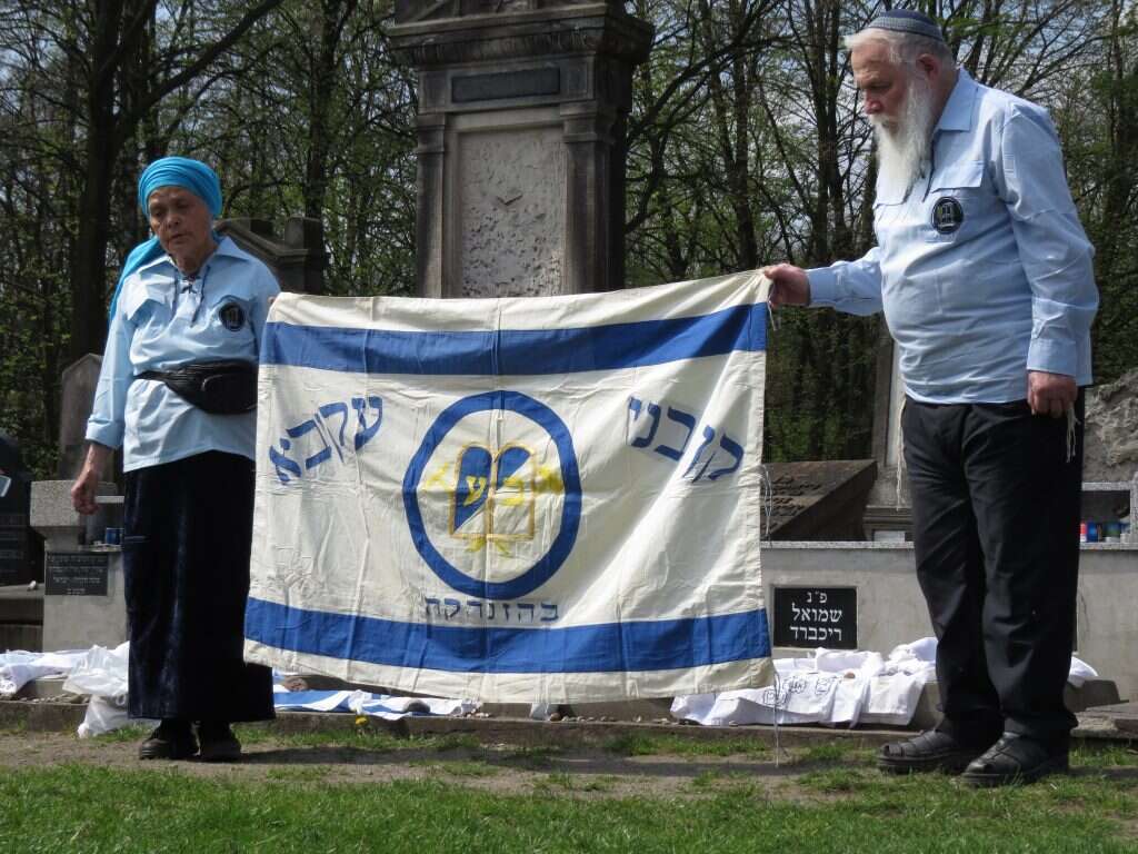הרב דרוקמן והרבנית שרה דרוקמן בפולין. | דני הירשברג