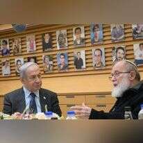 ביקור ראש הממשלה בנימין נתניהו במוסדות "בני דוד" ביישוב עלי. | עמוס בן גרשום לע"מ