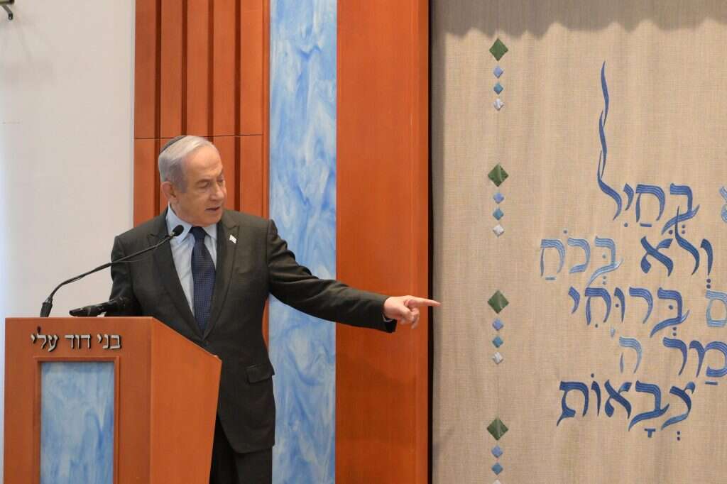 ביקור ראש הממשלה בנימין נתניהו במוסדות "בני דוד" ביישוב עלי. | עמוס בן גרשום לע"מ