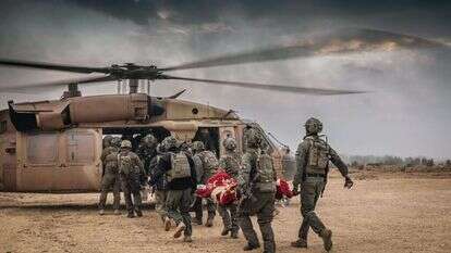 יחידת 669 מבצעת פינוי פצועים מוסק ברצועת עזה. | דובר צה"ל יחידת 669 מבצעת פינוי פצועים מוסק ברצועת עזה. | דובר צה"ל