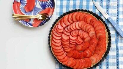 טארט תותים וקרם שקדים. | אפרת ליכטנשטט