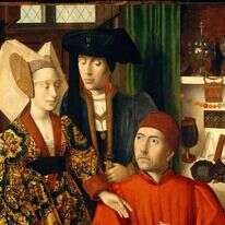 שליטי מנטובה התירו ליהודים להשתייך לגילדת הצורפים. "צורף בחנותו", פטרוס כריסטוס, 1449, מאוסף להמן, מוזיאון מטרופוליטן לאמנות בניו־יורק