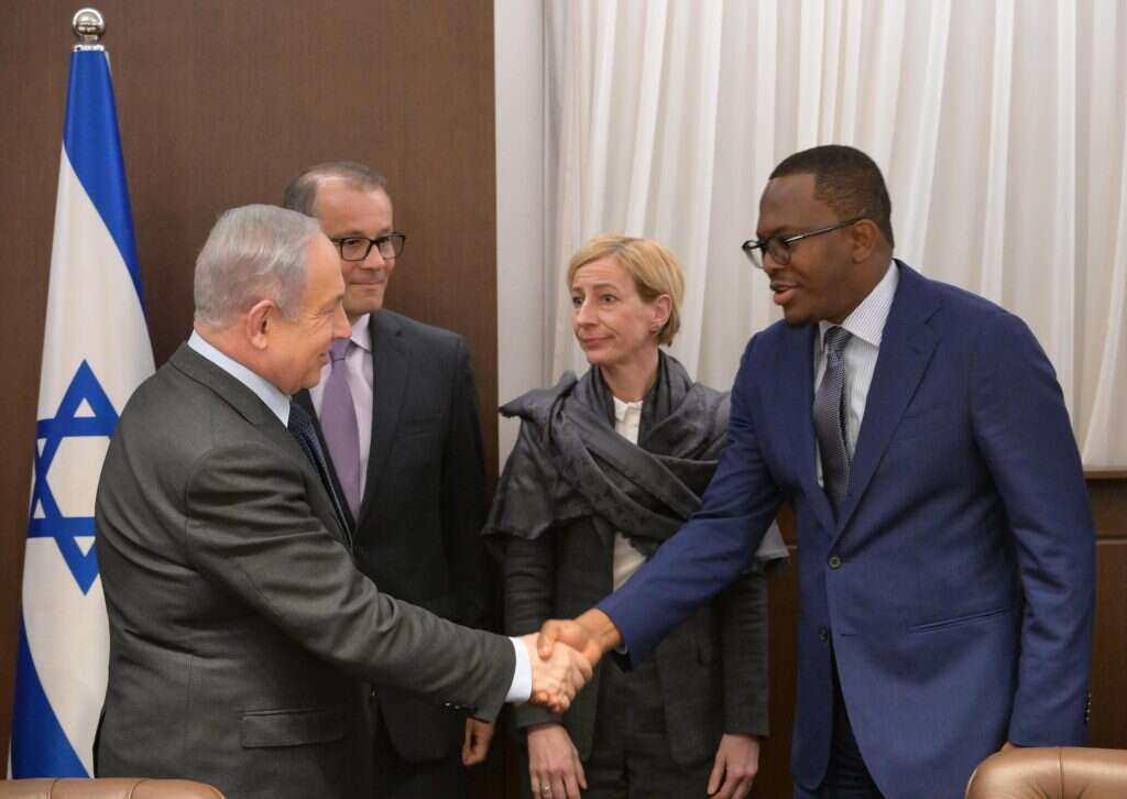 פגישת ראש הממשלה בנימין נתניהו עם משלחת שגרירים לאו״ם. | עמוס בן גרשום' לע"מ