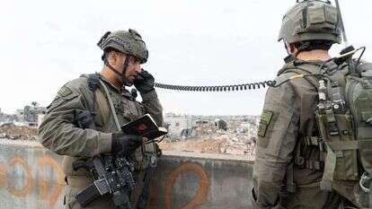 מפקד גדוד 3155 של חטיבה 55 בפקודת קרב ללוחמי החטיבה. | דובר צה"ל