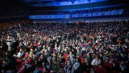 כנס השיבה לגוש קטיף בבנייני האומה. | חיים גולדברג, פלאש 90