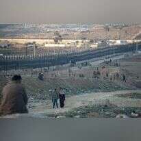 גדר הגבול בין רצועת עזה למצרים. | EPA